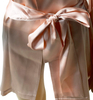 Pink Short Silk Dressing Gown