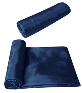Lightweight Navy Blue Silk Sleeping Bag Liner For Travel