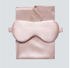 100% silk sleeping eye mask with silk bag package silk eye mask set